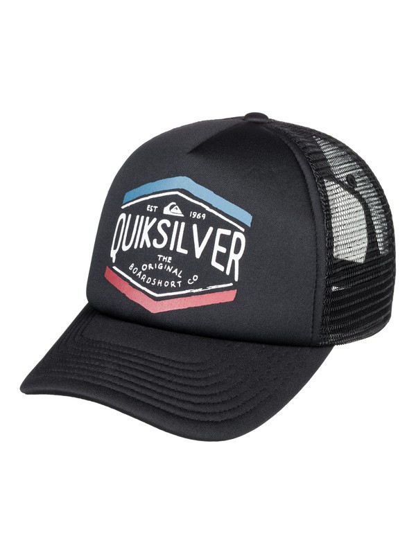 quiksilver, Gorra Trucker Crocked Out, BLACK (kvj0) 0 Gorra Trucker Crocked Out AQYHA04134 Quiksilver