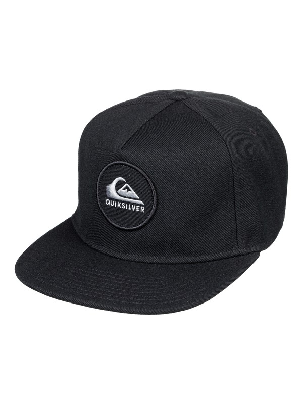 quiksilver, Perfect Snap Snapback Hat, BLACK (kvj0) 0 Perfect Snap Snapback Hat Black AQYHA04136 Quiksilver