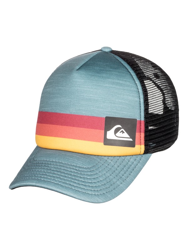 quiksilver, Seasons Trucker Hat, TAPESTRY (bph0) 0 Seasons Trucker Hat Blue AQYHA04138 Quiksilver