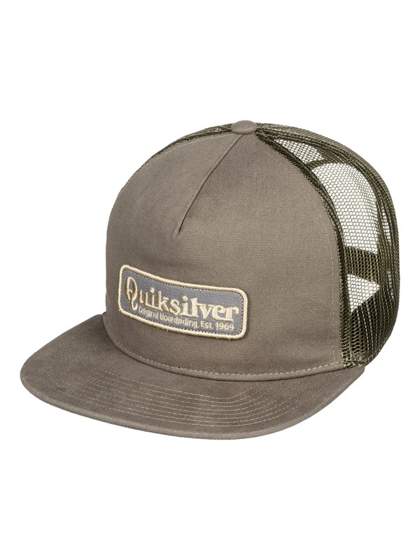quiksilver, Gorra de Camionero Pursey, THYME (cqy0) 0 Gorra de Camionero Pursey Marrón AQYHA04146 Quiksilver