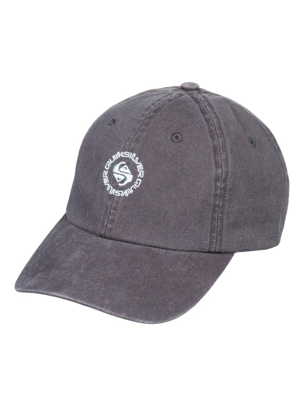 quiksilver, Men's Hood Muffin Baseball Hat, TARMAC (kta0) 0 Men's Hood Muffin Baseball Hat Black AQYHA04150 Quiksilver