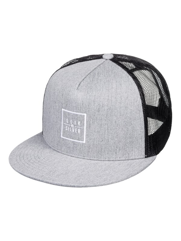 quiksilver, Gorra Trucker Clip Charger, MEDIUM GREY HEATHER (kpvh) 0 Gorra Trucker Clip Charger Negro AQYHA04161 Quiksilver