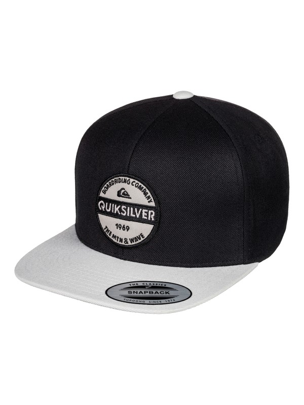 quiksilver, Firm Chowder - Snapback Cap for Men, BLACK (kvj0) 0 Firm Chowder - Snapback Cap for Men Black AQYHA04168 Quiksilver