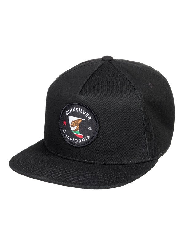 quiksilver, Destinado Snapback Hat, BLACK/CALIFORNIA (xkkc) 0 Destinado Snapback Hat Black AQYHA04182 Quiksilver