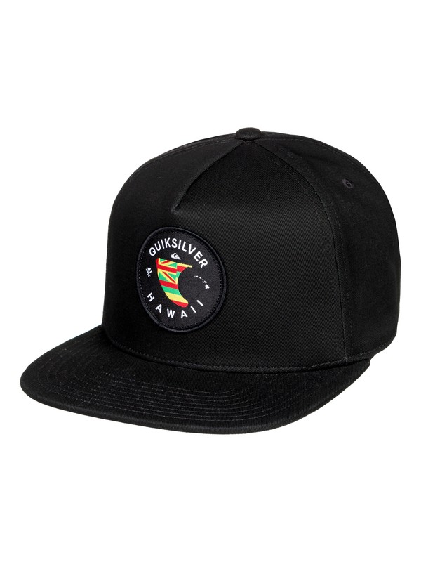 quiksilver, Destinado Snapback Hat, BLACK/HAWAII (xkks) 0 Destinado Snapback Hat Black AQYHA04182 Quiksilver