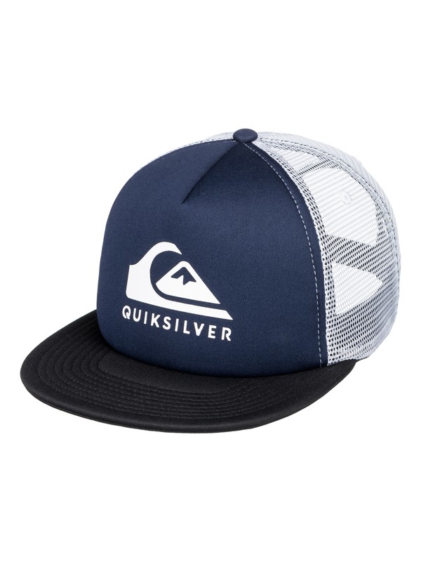 quiksilver, Foamslay - Trucker Cap for Men, NAVY BLAZER (byj0) 0 Foamslay - Trucker Cap for Men Blue AQYHA04196 Quiksilver