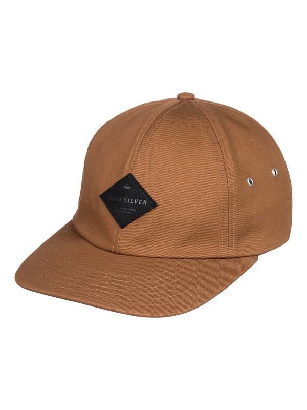 quiksilver, The Stiff Dad Hat, RUBBER (cpp0) 0 The Stiff Dad Hat Brown AQYHA04204 Quiksilver
