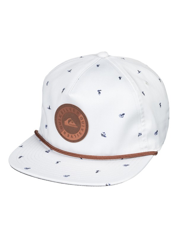 quiksilver, Envy Death Snapback Hat, BIRCH (wdw0) 0 Envy Death Snapback Hat White AQYHA04205 Quiksilver
