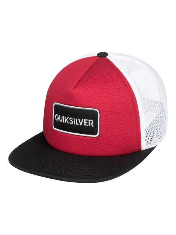 quiksilver, Startles Trucker Hat, BRICK RED (rqn0) 0 Startles Trucker Hat Red AQYHA04213 Quiksilver