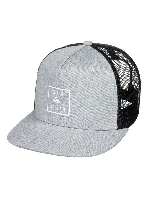 quiksilver, Clipster Snapback Hat, MEDIUM GREY HEATHER (kpvh) 0 Clipster Snapback Hat Black AQYHA04220 Quiksilver