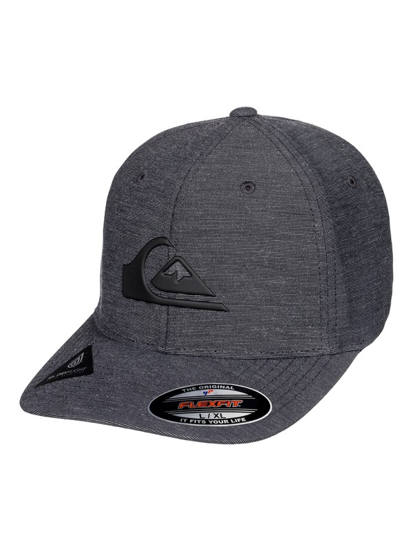 quiksilver, Amphib Texture Flexfit Hat, BLACK (kvj0) 0 Amphib Texture Flexfit Hat Black AQYHA04223 Quiksilver