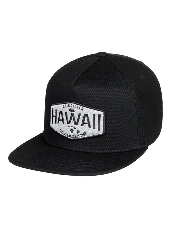 quiksilver, HI Waller Patch Snapback Hat, BLACK (kva0) 0 HI Waller Patch Snapback Hat Black AQYHA04235 Quiksilver