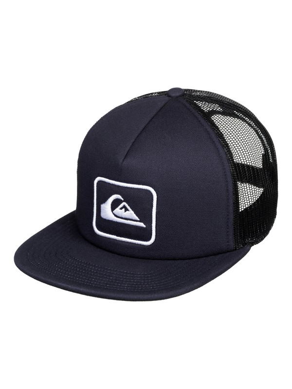 quiksilver, Dudes - Trucker Cap, NAVY BLAZER (byj0) 0 Dudes - Trucker Cap Blue AQYHA04253 Quiksilver