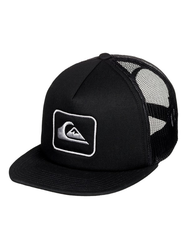 quiksilver, Dudes - Trucker Cap, BLACK (kvj0) 0 Dudes - Trucker Cap Black AQYHA04253 Quiksilver