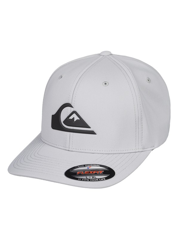 quiksilver, Amped Up Amphibian Flexfit® Hat, SLEET (szp0) 0 Amped Up Amphibian Flexfit® Hat Grey AQYHA04294 Quiksilver