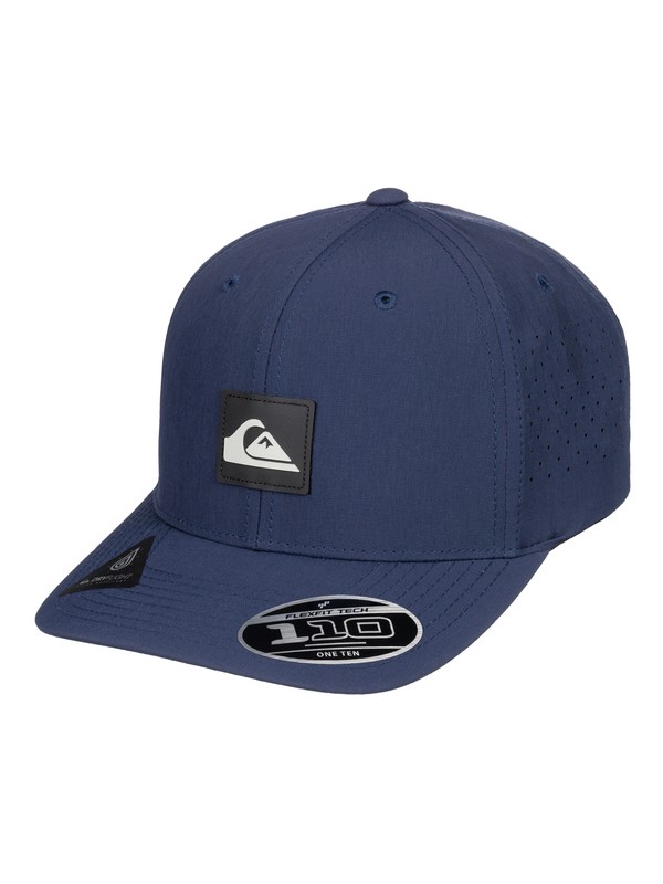 quiksilver, Adapted Amphibian Baseball Hat, NAVY BLAZER (byj0) 0 Adapted Amphibian Baseball Hat Blue AQYHA04295 Quiksilver