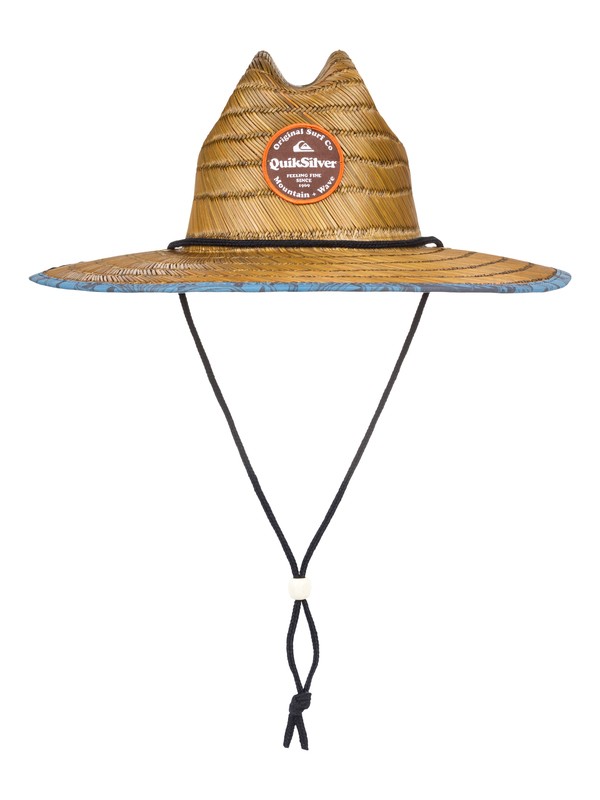 quiksilver, Outsider Repent Straw Lifeguard Hat, CHOCOLATE BROWN (csd0) 0 Outsider Repent Straw Lifeguard Hat Brown AQYHA04324 Quiksilver