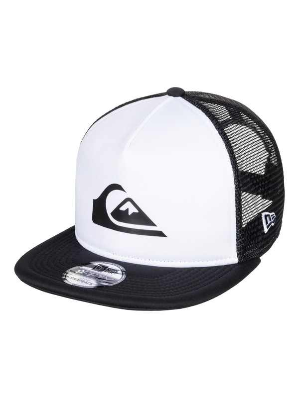 quiksilver, Podium Trucker Hat, WHITE (wbb0) 0 Podium Trucker Hat White AQYHA04332 Quiksilver