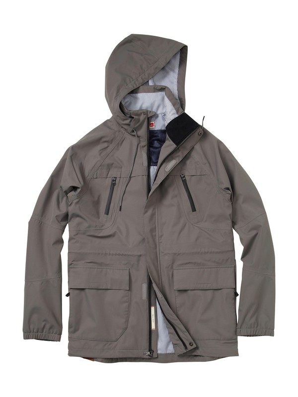 quiksilver, Driver Seat Jacket, TITANIUM (kpv0) 0 Driver Seat Jacket AQYJK00041 Quiksilver