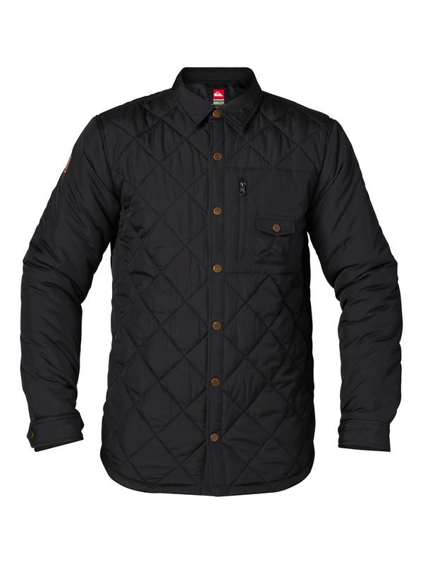 quiksilver, Mileage Insulator Jacket, CAVIAR (kvk0) 0 Mileage Insulator Jacket AQYJK00083 Quiksilver