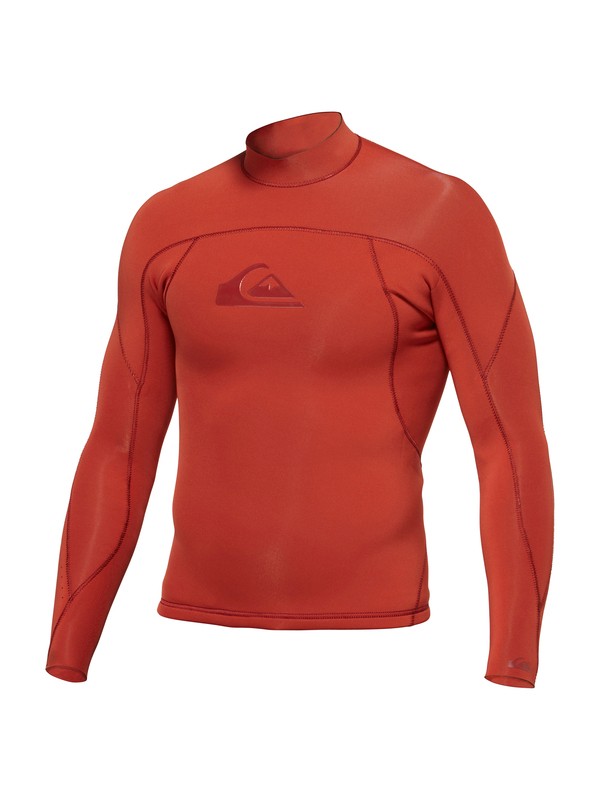 quiksilver, 2MM IGNITE LSL JACKET GBS (MO, RUST RED (cnh0) 0 2MM IGNITE LSL JACKET GBS (MO AQYJL00009 Quiksilver