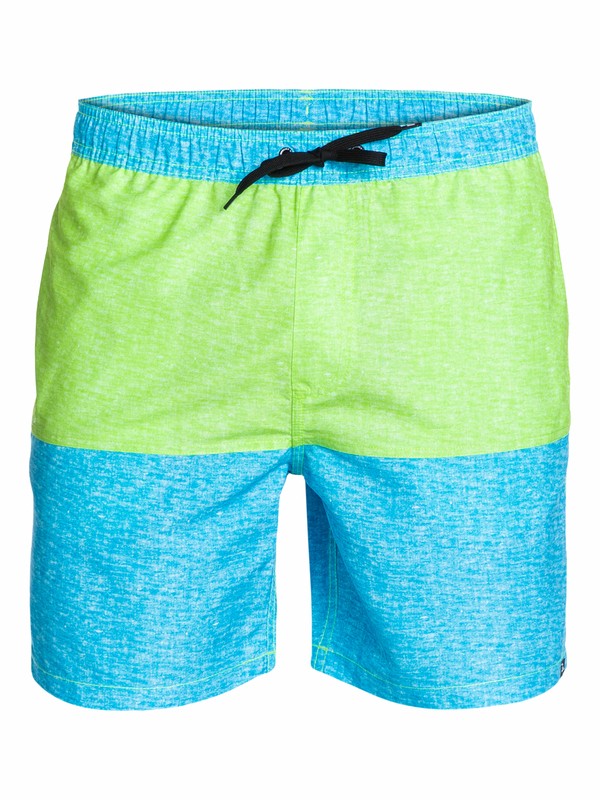 quiksilver, Panel Volley Boardshorts, PANEL VL NEON BLUE (bnm6) 0 Panel Volley Boardshorts AQYJV03006 Quiksilver