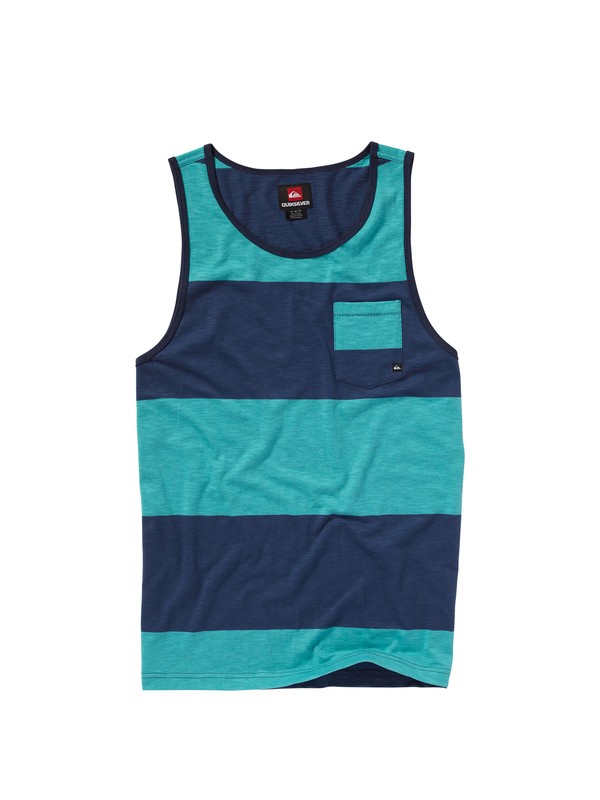 quiksilver, Block Point Tank, WASHED NAVY (brq3) 0 Block Point Tank AQYKT00102 Quiksilver