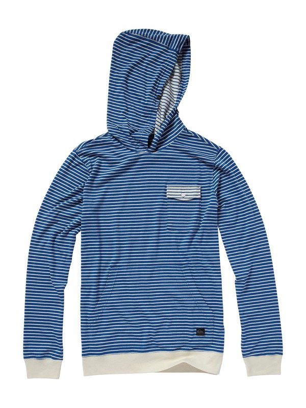 quiksilver, Flip Side Pullover Hoodie, BRIGHT COBALT (bpc3) 0 Flip Side Pullover Hoodie AQYKT00105 Quiksilver