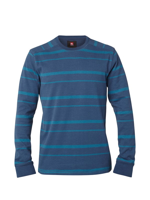 quiksilver, Snit Stripe Sweater, SNIT STRIPE WASHED NAVY (brq3) 0 Snit Stripe Sweater AQYKT03012 Quiksilver