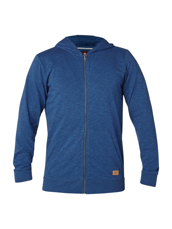 quiksilver, Layer Staple Zip Hoodie, ESTATE BLUE (bsw0) 0 Layer Staple Zip Hoodie AQYKT03016 Quiksilver