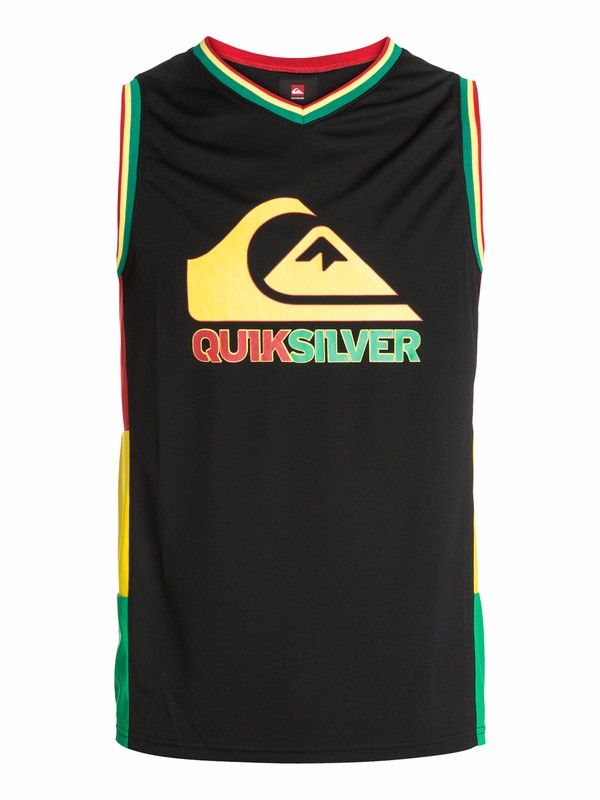 quiksilver, Island Neck Tank, BLACK (kvj0) 0 Island Neck Tank AQYKT03032 Quiksilver