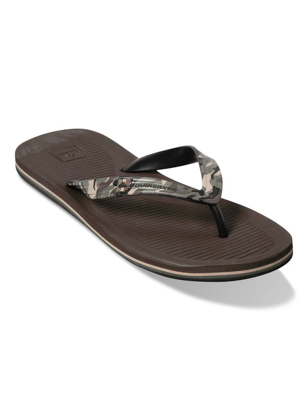 quiksilver, Haleiwa Print Sandal, BROWN/BROWN/BLACK (xcck) 0 Haleiwa Print Sandal AQYL100005 Quiksilver