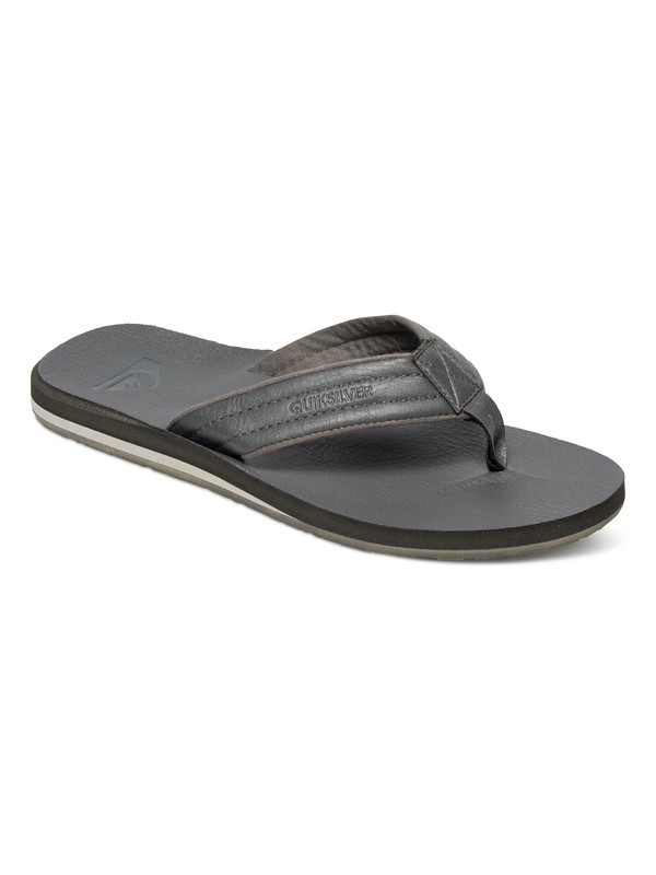 quiksilver, Carver Nubuck Sandals, GRAY-SOLID (sgt0) 0 Carver Nubuck Sandals AQYL100040 Quiksilver