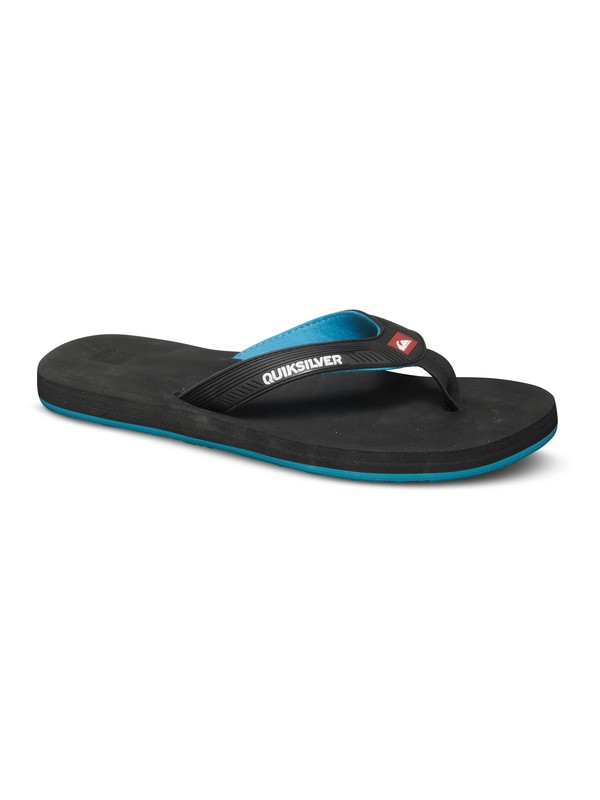 quiksilver, Sandalias Meditation, BLACK/BLUE/BLACK (xkbk) 0 Sandalias Meditation AQYL100042 Quiksilver