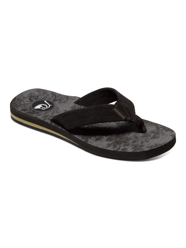 quiksilver, Carver Suede Art - Sandalen, BROWN/BROWN/BLACK (xcck) 0 Carver Suede Art - Sandalen AQYL100046 Quiksilver