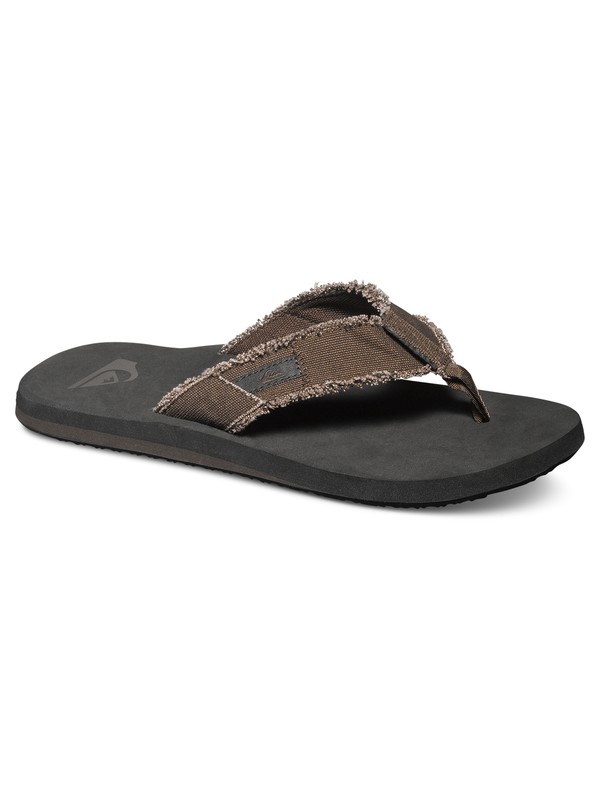 quiksilver, Monkey Abyss - Sandals for Men, DEMITASSE - SOLID (ctk0) 0 Monkey Abyss - Sandals for Men Brown AQYL100047 Quiksilver