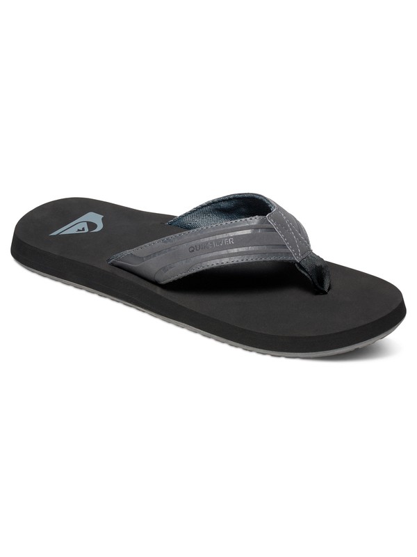 quiksilver, Monkey Wrench Sandals, GREY/BLACK/GREY (xsks) 0 Monkey Wrench Sandals Grey AQYL100048 Quiksilver