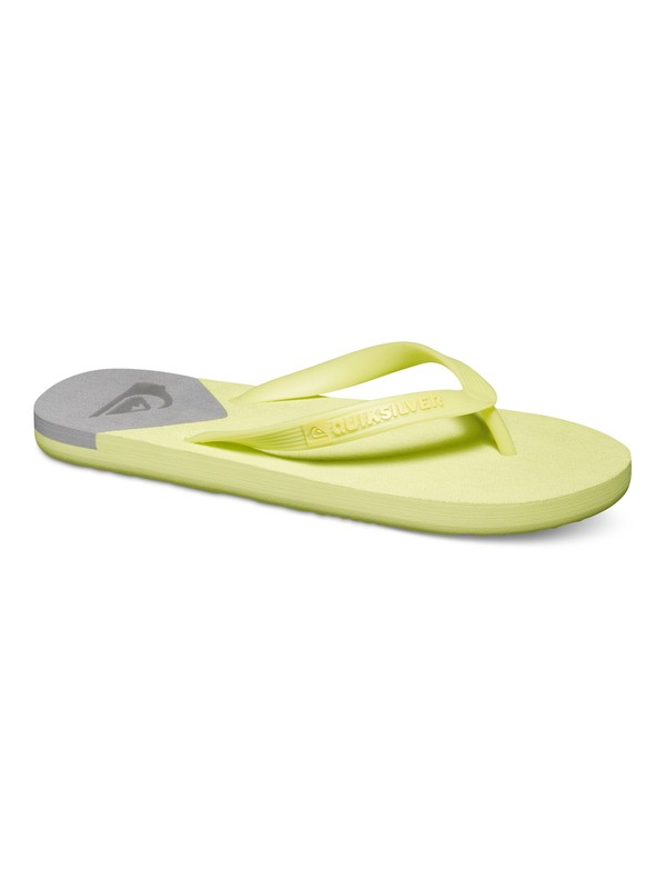 quiksilver, Molokai New Wave Sandals, GREEN/GREEN/GREEN (xggg) 0 Molokai New Wave Sandals AQYL100053 Quiksilver