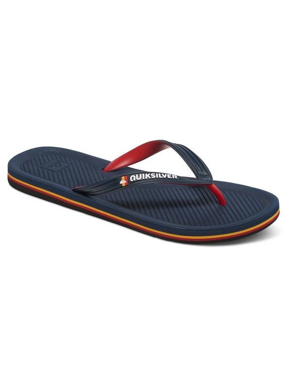 quiksilver, Haleiwa - Tongs, BLUE/RED/BLUE (xbrb) 0 Haleiwa - Tongs Bleu AQYL100054 Quiksilver
