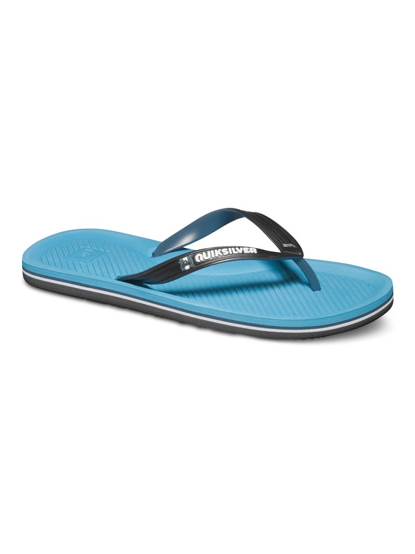 quiksilver, Haleiwa Flip-Flops, BLACK/BLUE/BLUE (xkbb) 0 Haleiwa Flip-Flops Black AQYL100054 Quiksilver