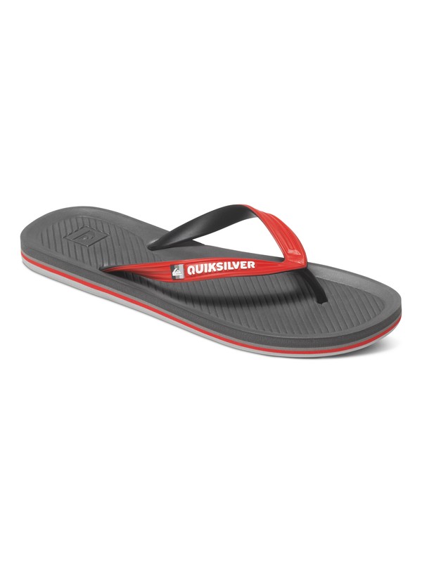 quiksilver, Haleiwa Flip-Flops, RED/GREY/GREY (xrss) 0 Haleiwa Flip-Flops Red AQYL100054 Quiksilver