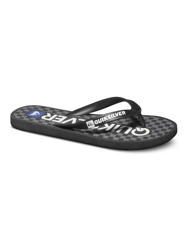 quiksilver, Java Wordmark - Sandali, BLACK/GREY/WHITE (xksw) 0 Java Wordmark - Sandali AQYL100065 Quiksilver