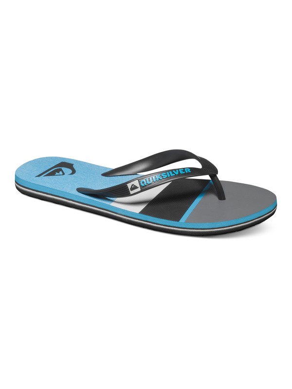 quiksilver, Molokai Sunset Sandals, BLACK/BLUE/GREY (xkbs) 0 Molokai Sunset Sandals AQYL100074 Quiksilver