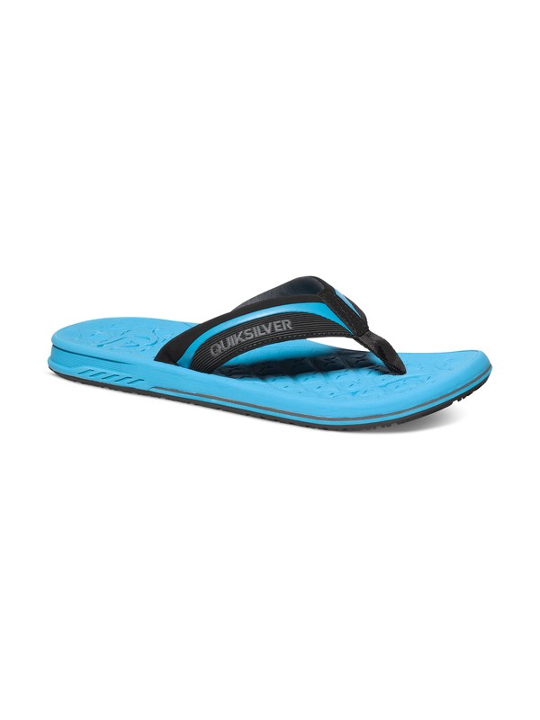 quiksilver, Monkey Texture Deluxe Sandals, BLACK/BLUE/BLACK (xkbk) 0 Monkey Texture Deluxe Sandals AQYL100109 Quiksilver
