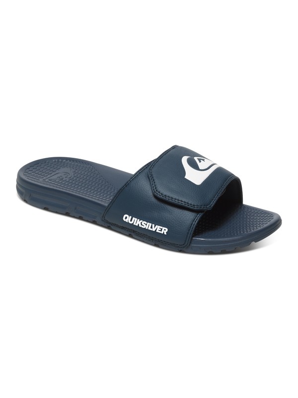 quiksilver, Shoreline Adjust - Slider Sandals, BLUE/BLUE/WHITE (xbbw) 0 Shoreline Adjust - Slider Sandals AQYL100204 Quiksilver