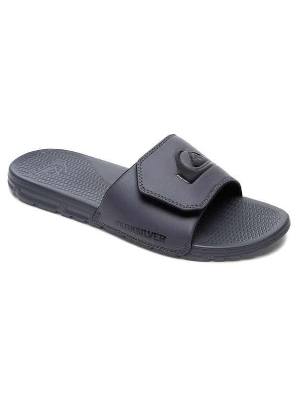 quiksilver, Sandalias Deslizadoras Ajustables Shoreline, GREY/GREY/BLACK (xssk) 0 Sandalias Deslizadoras Ajustables Shoreline Gris AQYL100204 Quiksilver