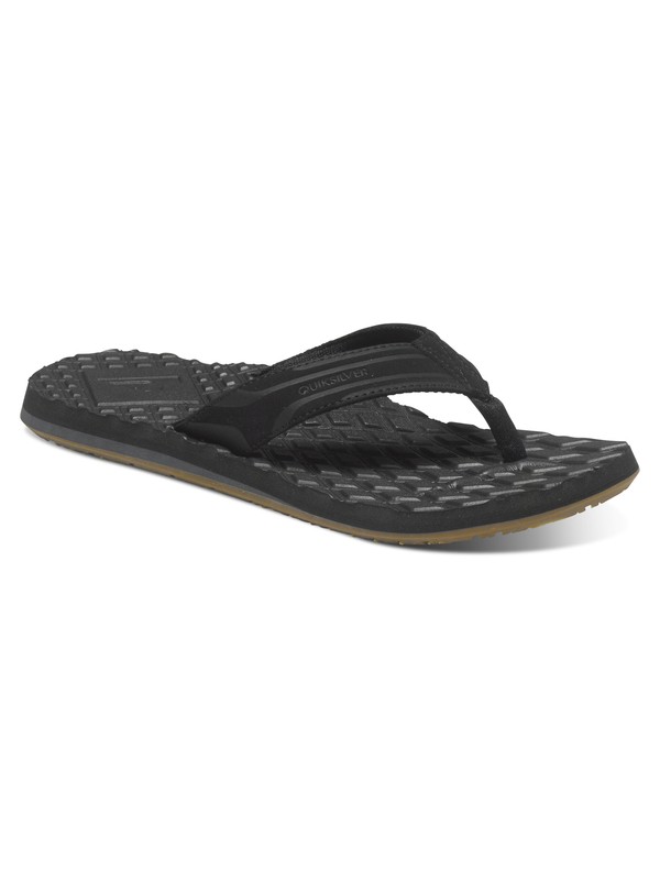 quiksilver, Monkey Texture - Chanclas, BLACK/BLACK/BROWN (xkkc) 0 Monkey Texture - Chanclas AQYL100226 Quiksilver
