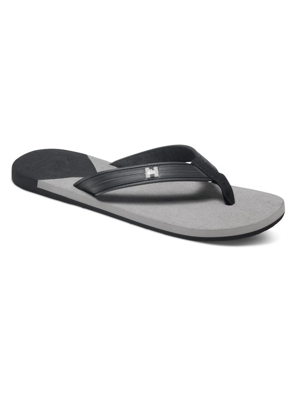 quiksilver, Molokai New Wave Deluxe Sandals, BLACK/GREY/BLACK (xksk) 0 Molokai New Wave Deluxe Sandals AQYL100227 Quiksilver