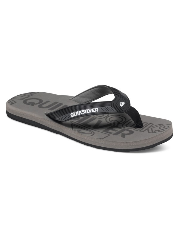 quiksilver, Meditation Sandals, BLACK/BLACK/GREY (xkks) 0 Meditation Sandals AQYL100230 Quiksilver