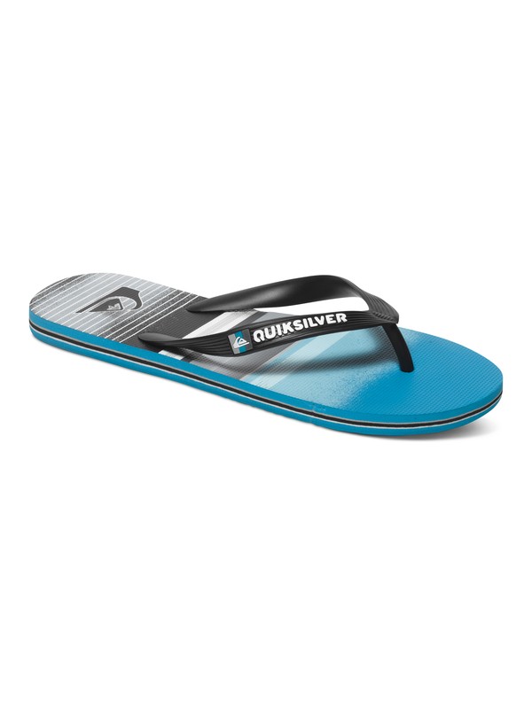 quiksilver, Molokai Stripe Sandals, BLACK/BLUE/GREY (xkbs) 0 Molokai Stripe Sandals AQYL100234 Quiksilver